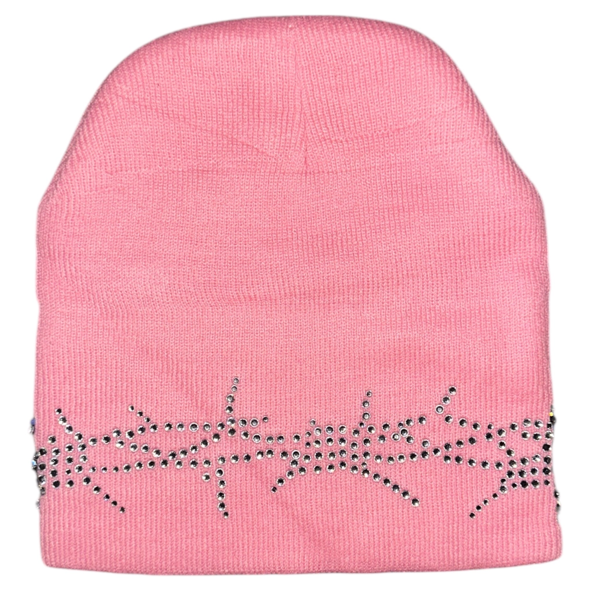BARBED WIRE RHINESTONE BEANIE